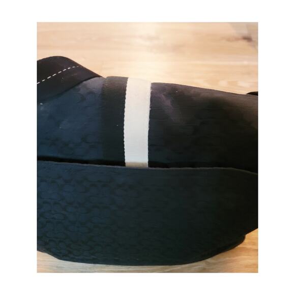 VTG‎ 90s Coach Signature Canvas Crossbody Bag Laptop Work Messenger Tote - Picture 4 of 14